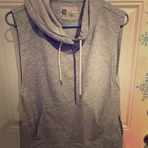 Champion hooded workout top